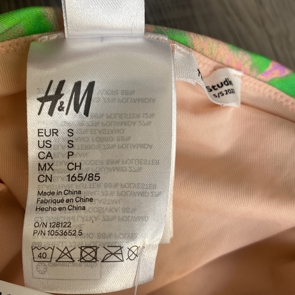 H&M Studio Collection Green Leopard Swimsuit - Picture 6 of 6